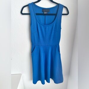 Kardashian Kollection Vibrant Blue Mini Dress